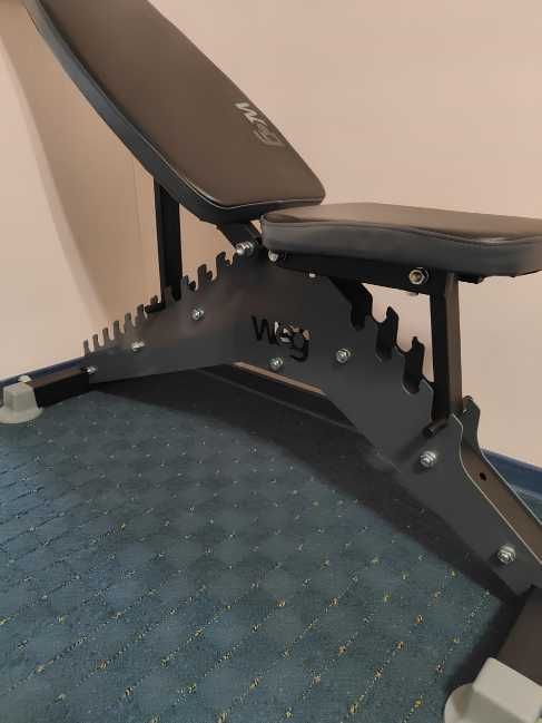 Лавка для жима B650 Скамья жимова регульована фітнес Лава жиму гантель