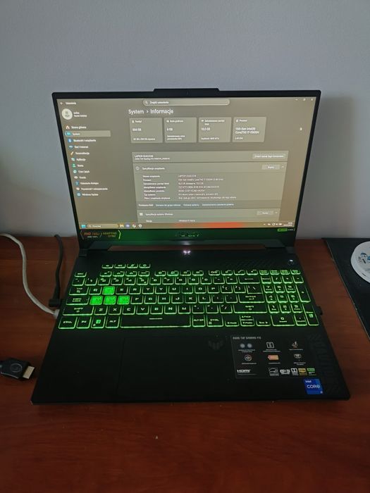 ASUS TUF Gaming F15 i7-13620H/16GB/1TB/Win11 RTX4060