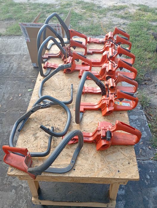 Części pilarki Husqvarna, partner wiele modeli, rozruszniki, osłony,