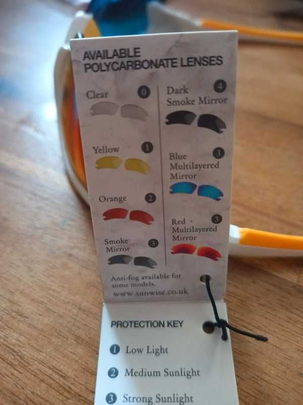 okulary przeciwsłoneczne Sunwise Equinox RM White 4 wymienne szkła