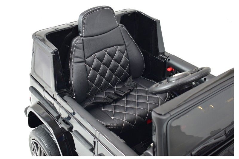 Auto na akumulator Mercedes G63 KOŁA EVA, Ecoskóra