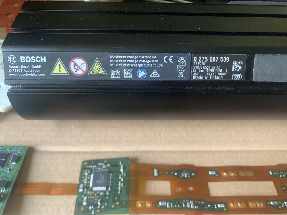 PawerTube bosch 500 Bms корпус вертикал/горизонтал,зарядка чіп до 60км