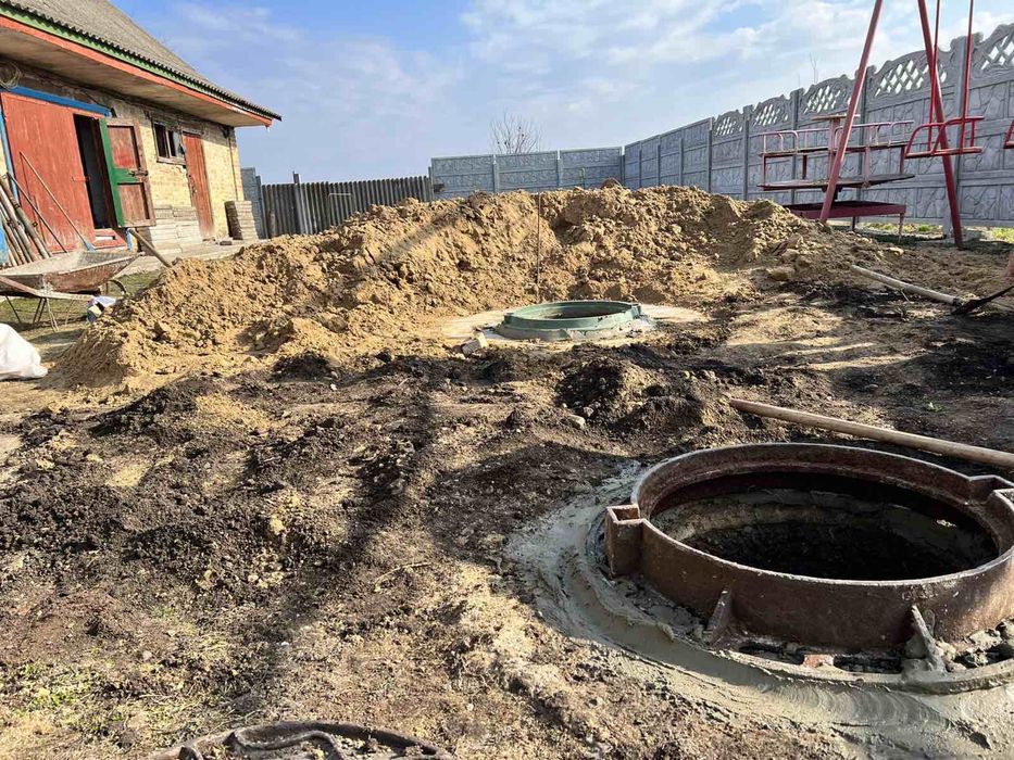 Септик з бетонних кілець під ключ | Вигрібні ями | Каналізація