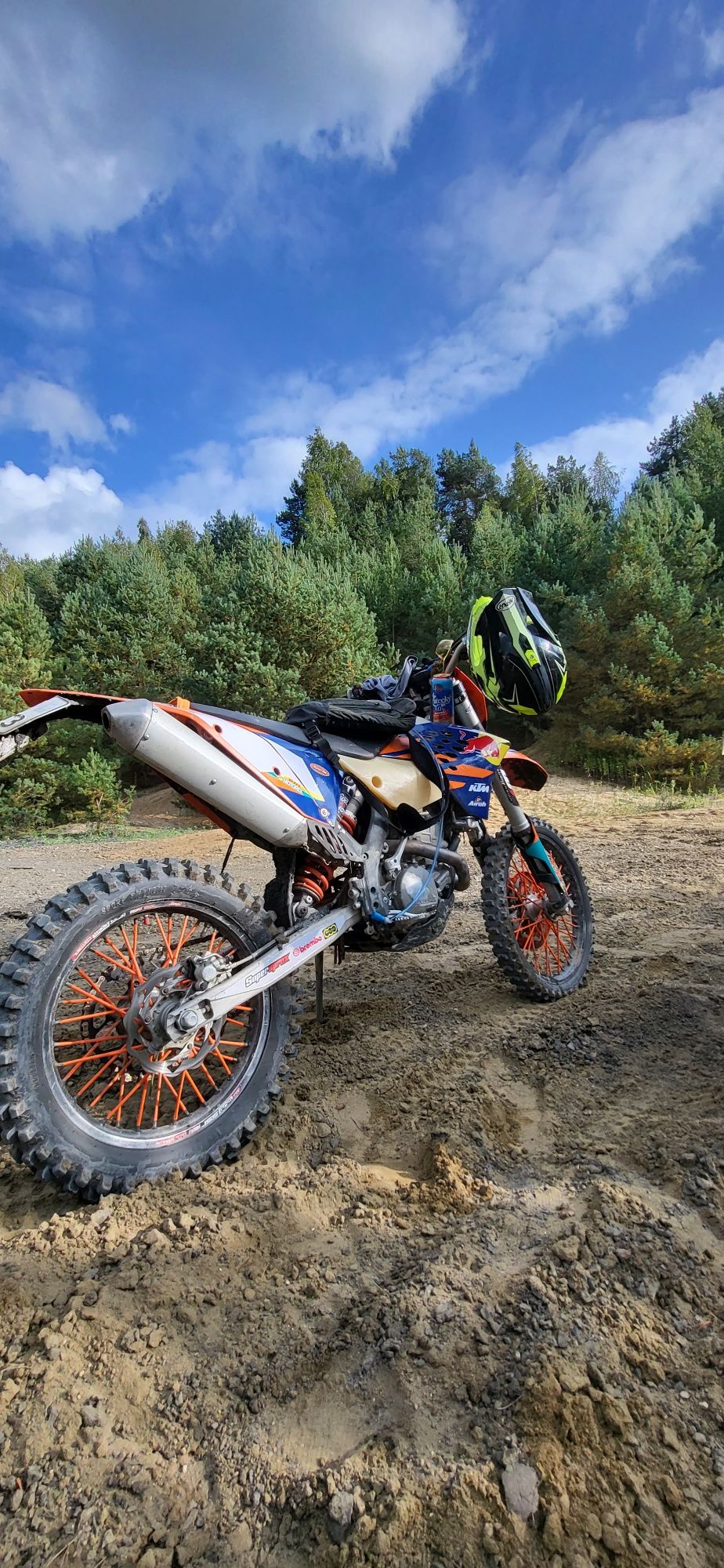 KTM EXC250F zamiana na rower elektryczny full