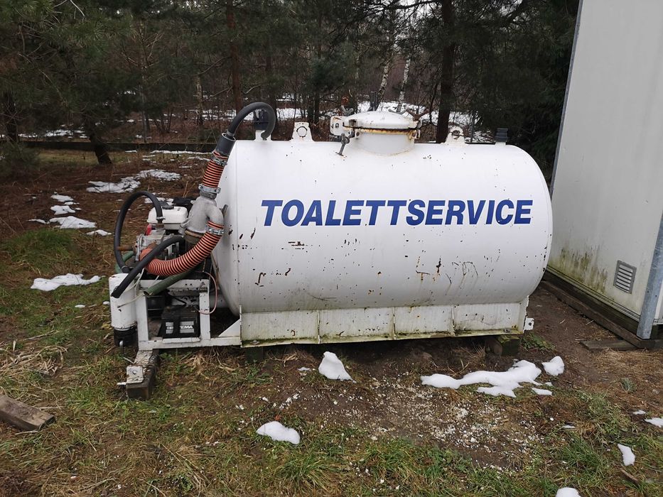 Ubikacja budowlana mobilna zbiornik asenizacyjny Arnpro wc danfo