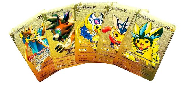 5 Cartas Pokemon Metálicas