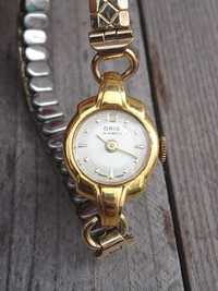 Швейцарские женские позолоченные старинные часы