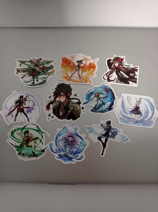 Наклейки геншин імпакт