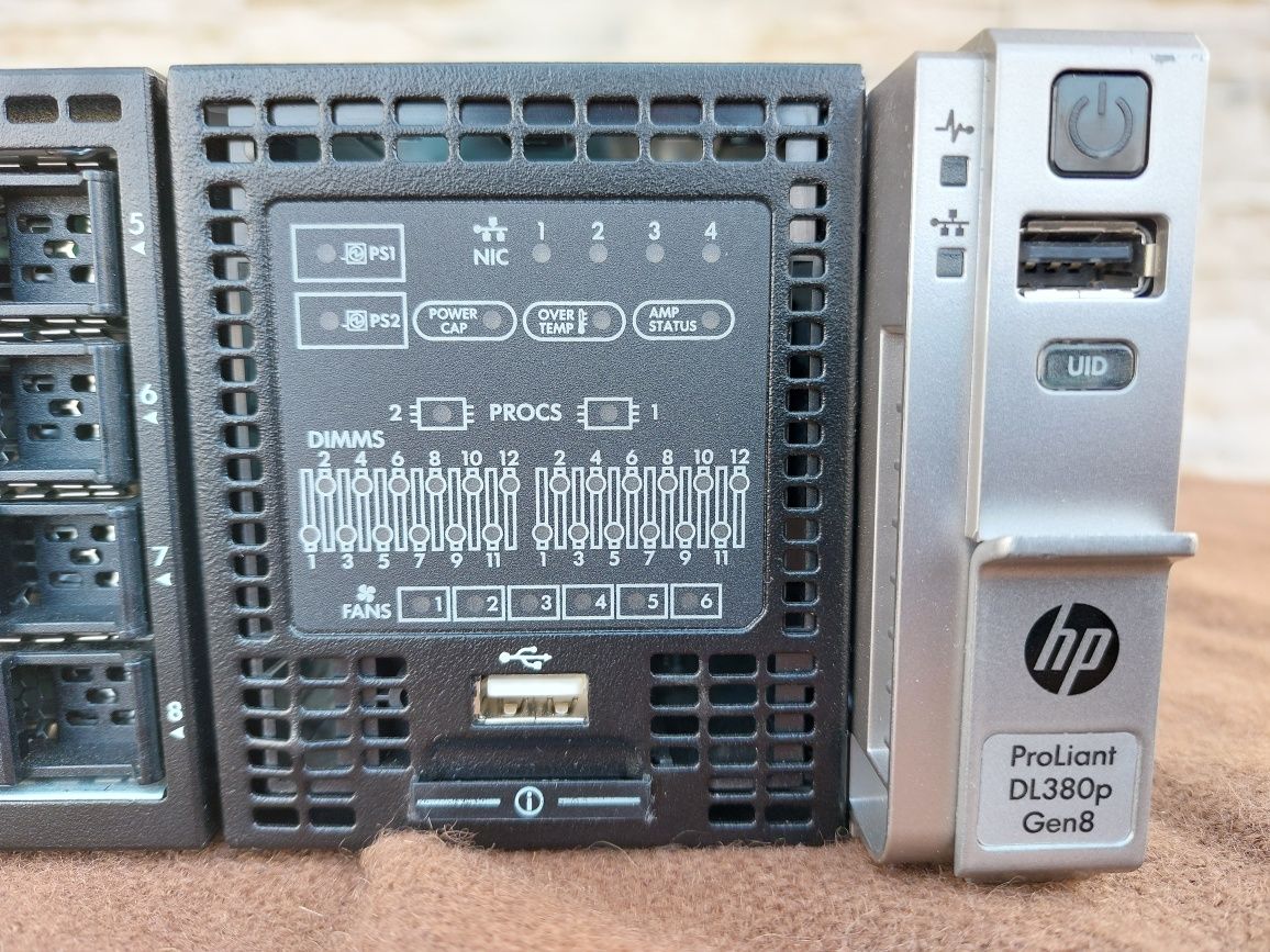 HP DL380 Gen8 HP G8 Intel Xeon E5-2609 2.4Ghz Serwer ProLiant