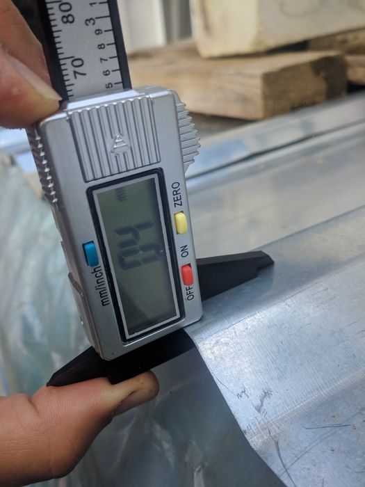 Профнастил оцинкований 3600 х 1180 мм