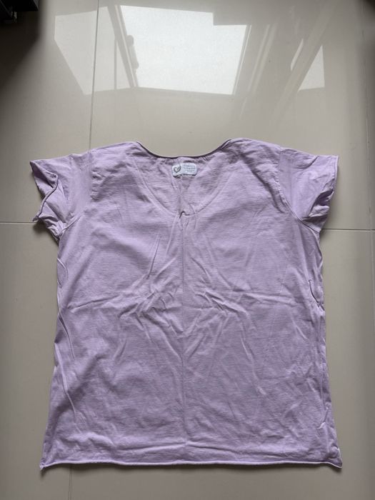 Koszulka RP STORE rozmiar L fioletowa lawendowa krótki rękaw tshirt