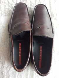 Sapato Prada loafer castanho escuro n. 42