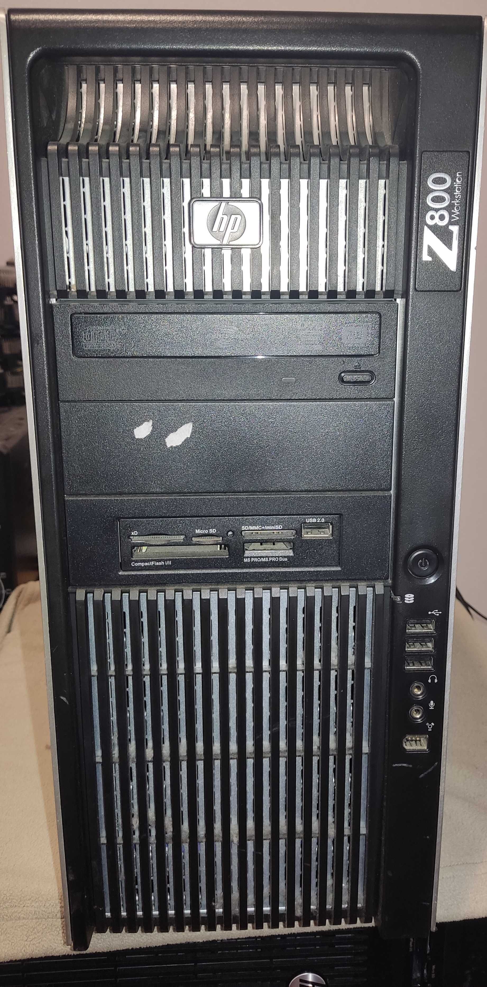 HP Z800 Workstation 6-Core 2.8GHz X5660 16GB RAM 1000gb HDD