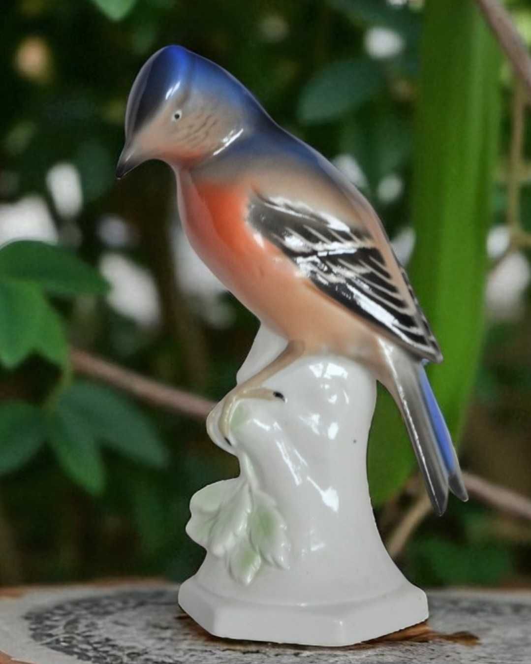 Ptak VEB Unterweißbacher Werkstätten Volkstedt porcelana Turyngia