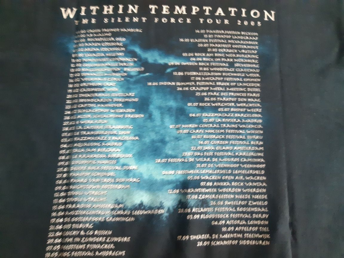 Tshirt dos Within Temptation
Tamanho M, da world tour em 2005.
Merch