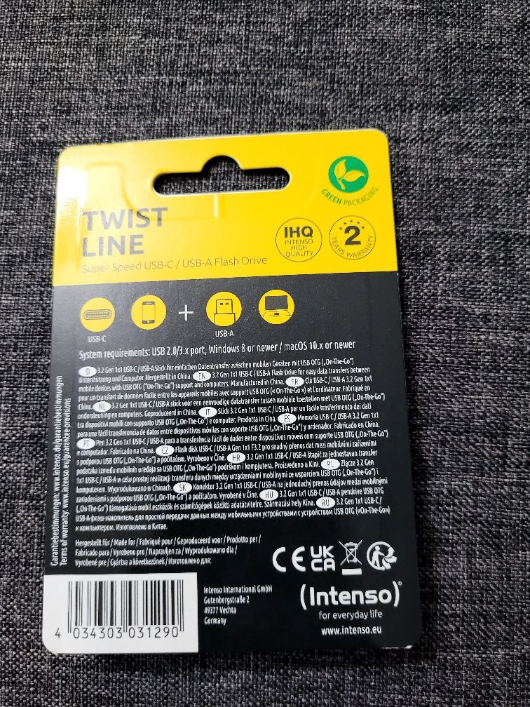 Pendrive Intenso Twist Line 128GB