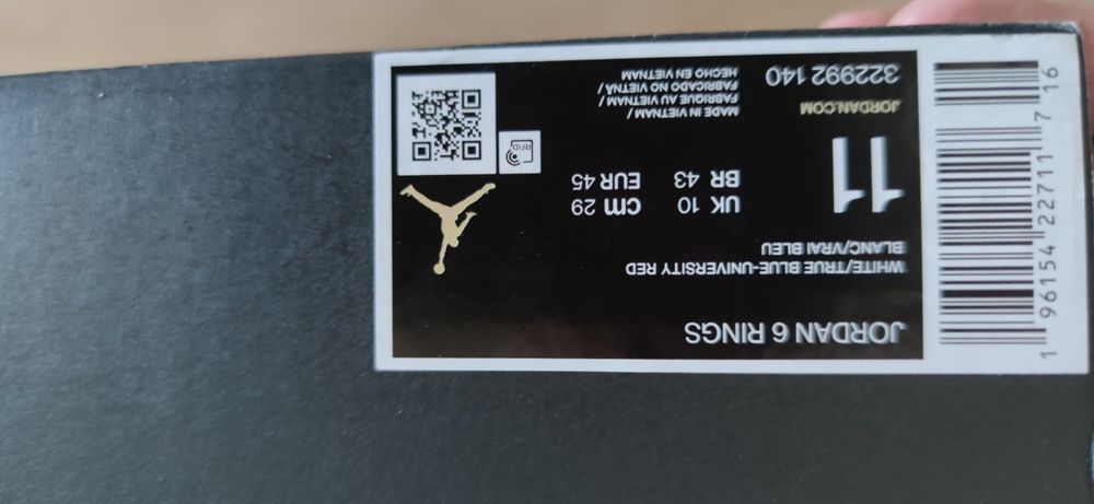 Buty Jordan 6 rings