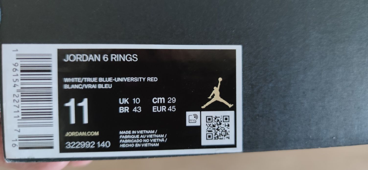 Buty Jordan 6 rings