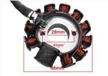 Aparat zapłonowy stator ATV/Quad 150 GY FUXIN DIABLO 11 CEWEK nr.198