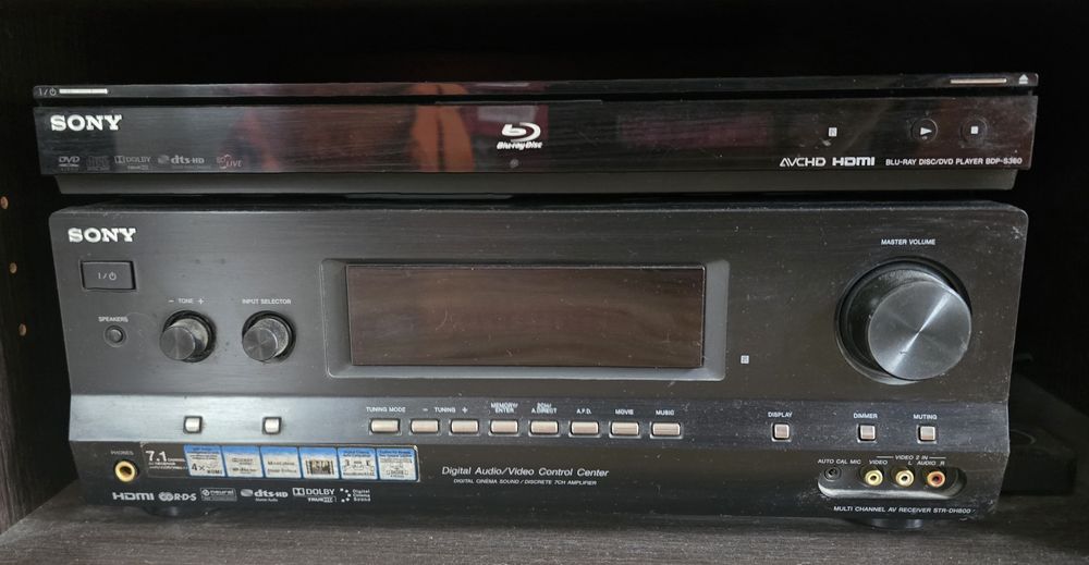 Zestaw kolumn Sony ze wzmacniaczem DVD gratis