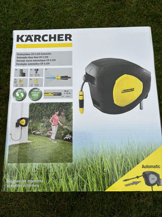 Шланг поливной садовый karcher  CR  5.220 котушка катушка для поливу