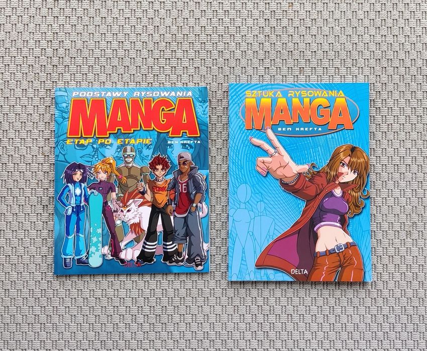 Zestaw książki do nauki rysowania mangi anime jak nowe delta krok