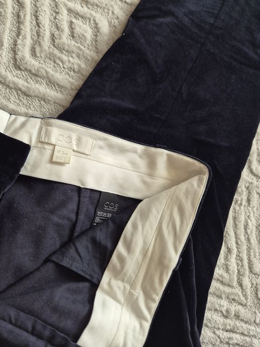 Damskie welurowe spodnie, 98% bawełna,r.S