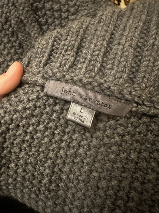 Подовжений светр/кардиган John Varvatos
