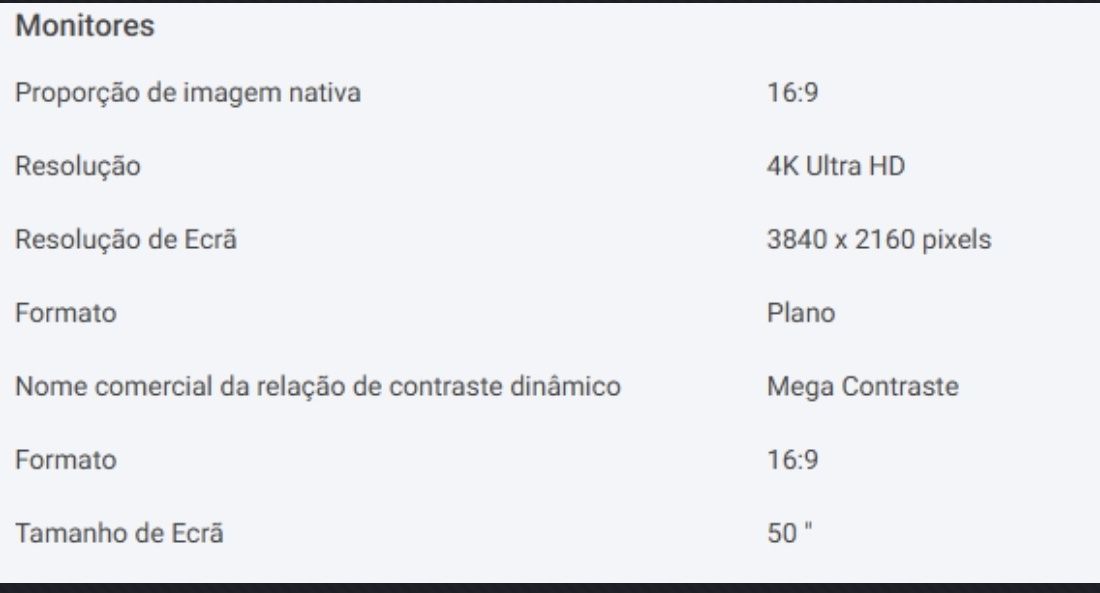TV Samsung SMART TV 50"