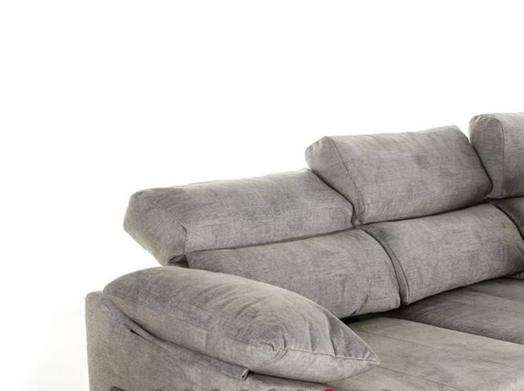 Sofá de Luxo com Chaise Longe