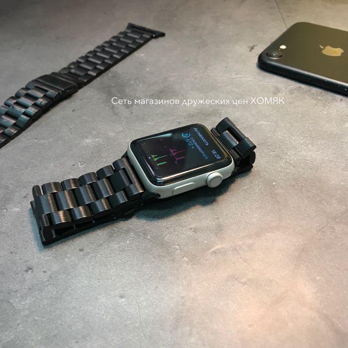 Стальной Ремешок для Apple Watch 42 44 38 40mm