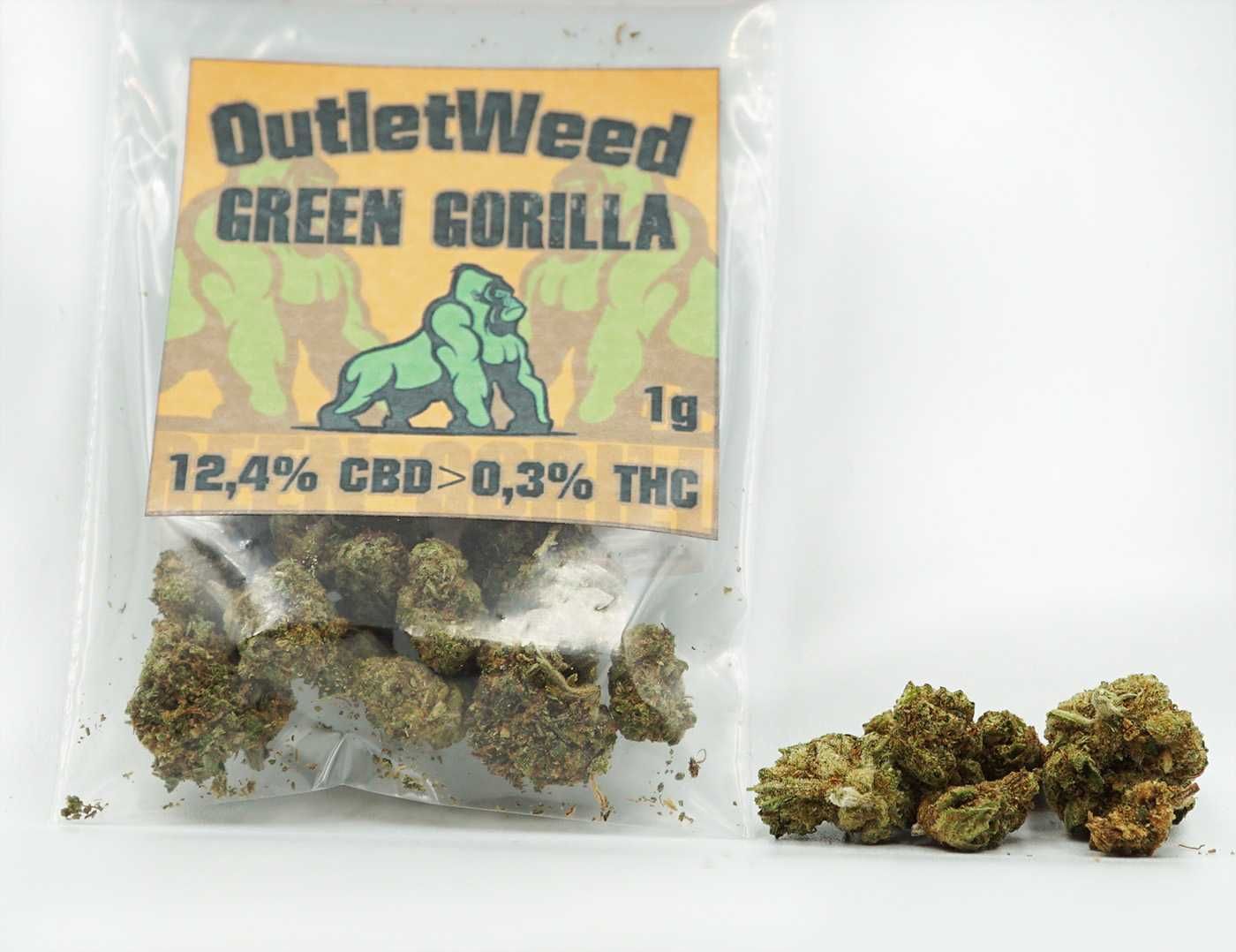 Susz CBD 1 gram Gorilla 12,4% CBD