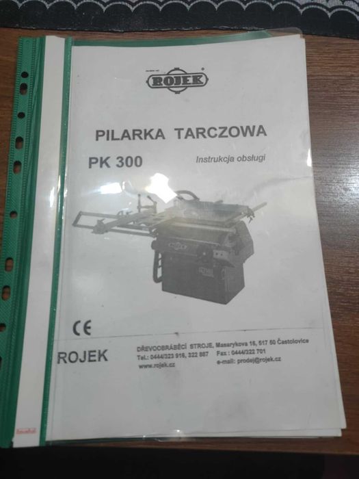 Piła formatowa z podcinaczem PK 300 marki "Rojek"