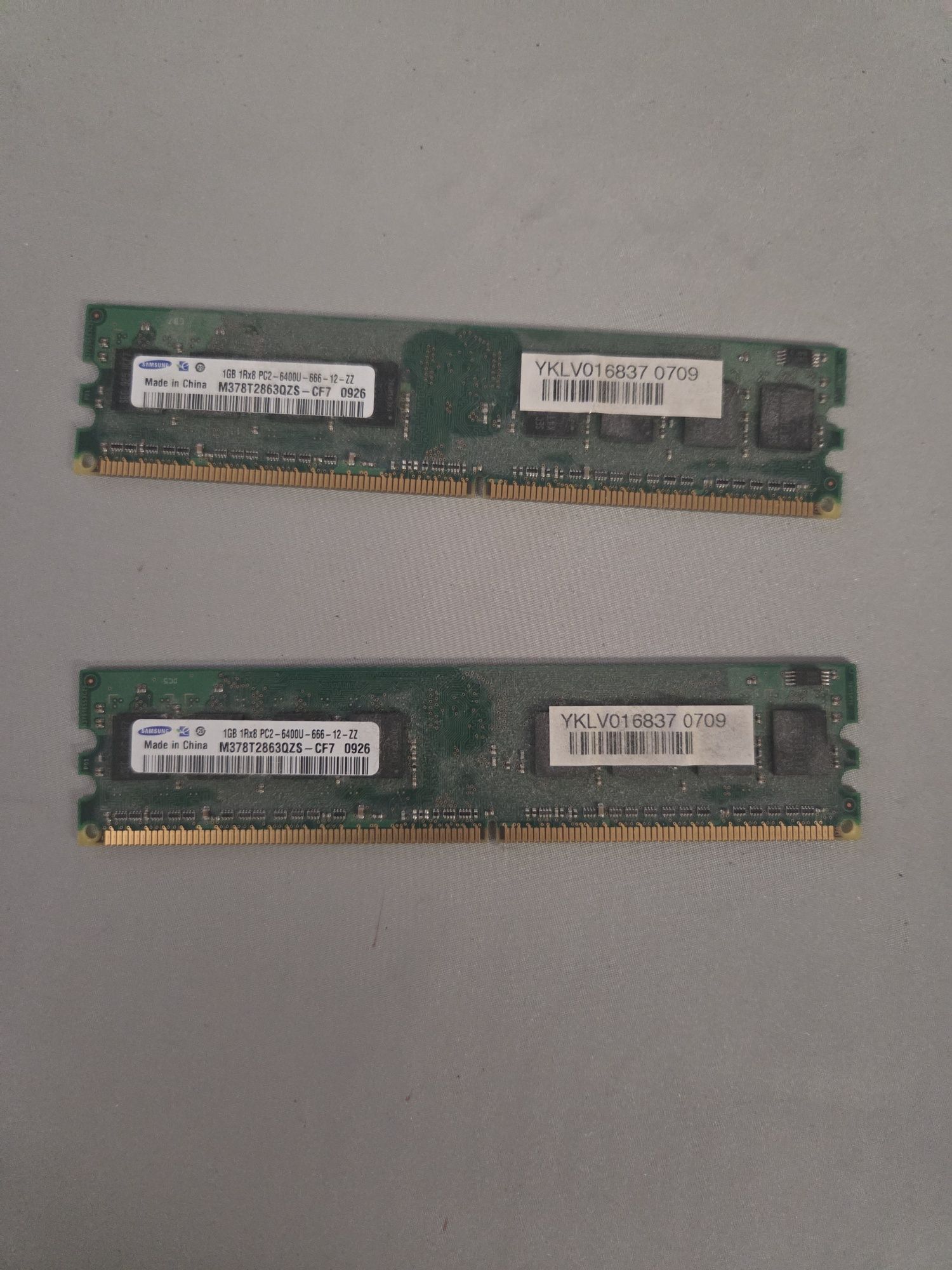 Sprzedam DDR2 2 x 1GB do komputera stacjonarnego