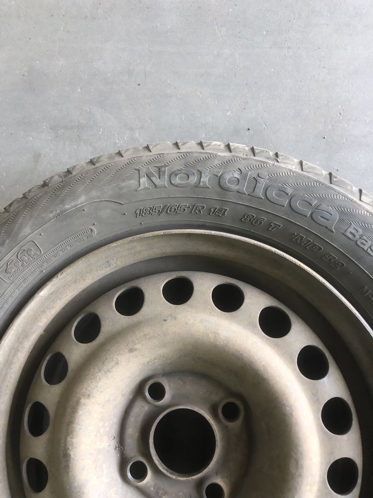 Два колеса ланос 4.100 запаска R14