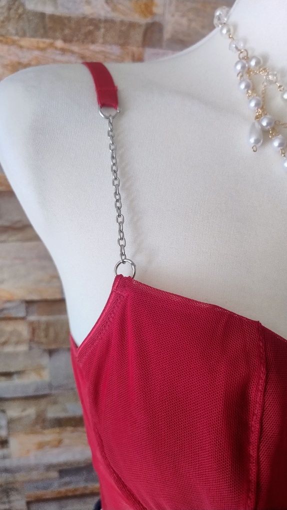 Top gorsetowy crop top 80B