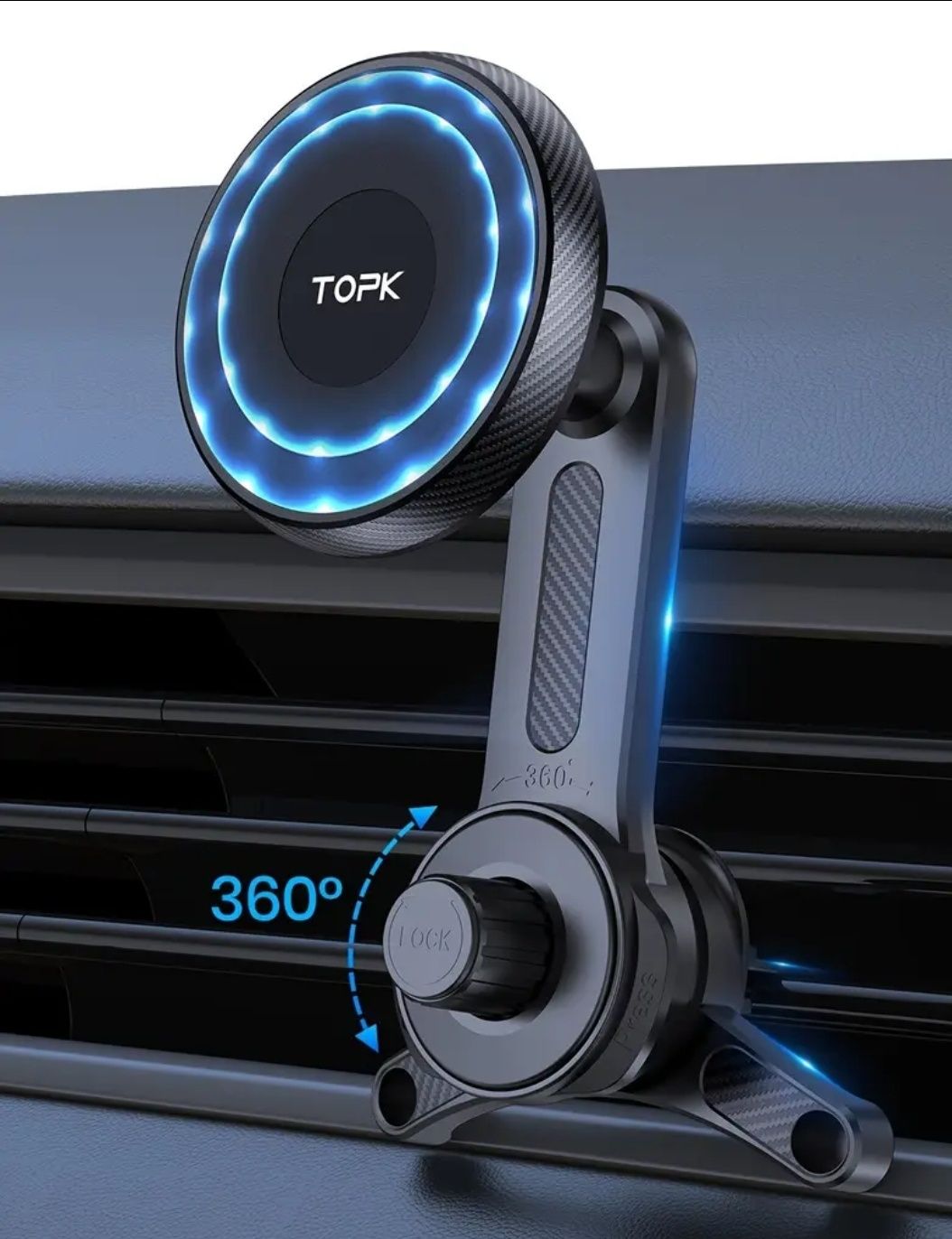 Suporte telemovel magnético para carro