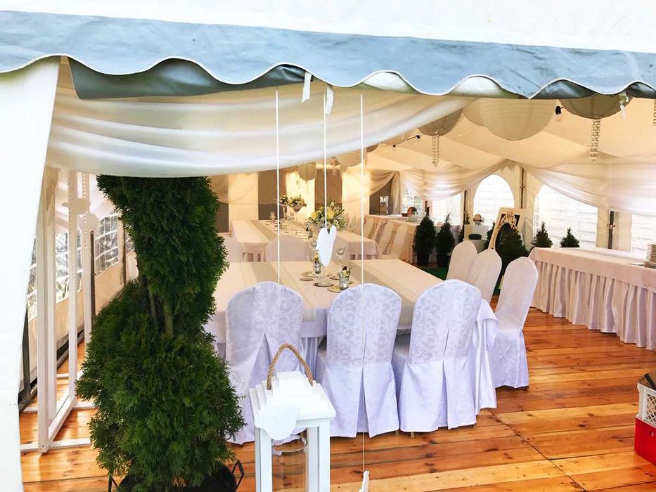 Wynajem wypożyczalnia namiotów plenerowych urodzin komunia imprezowych