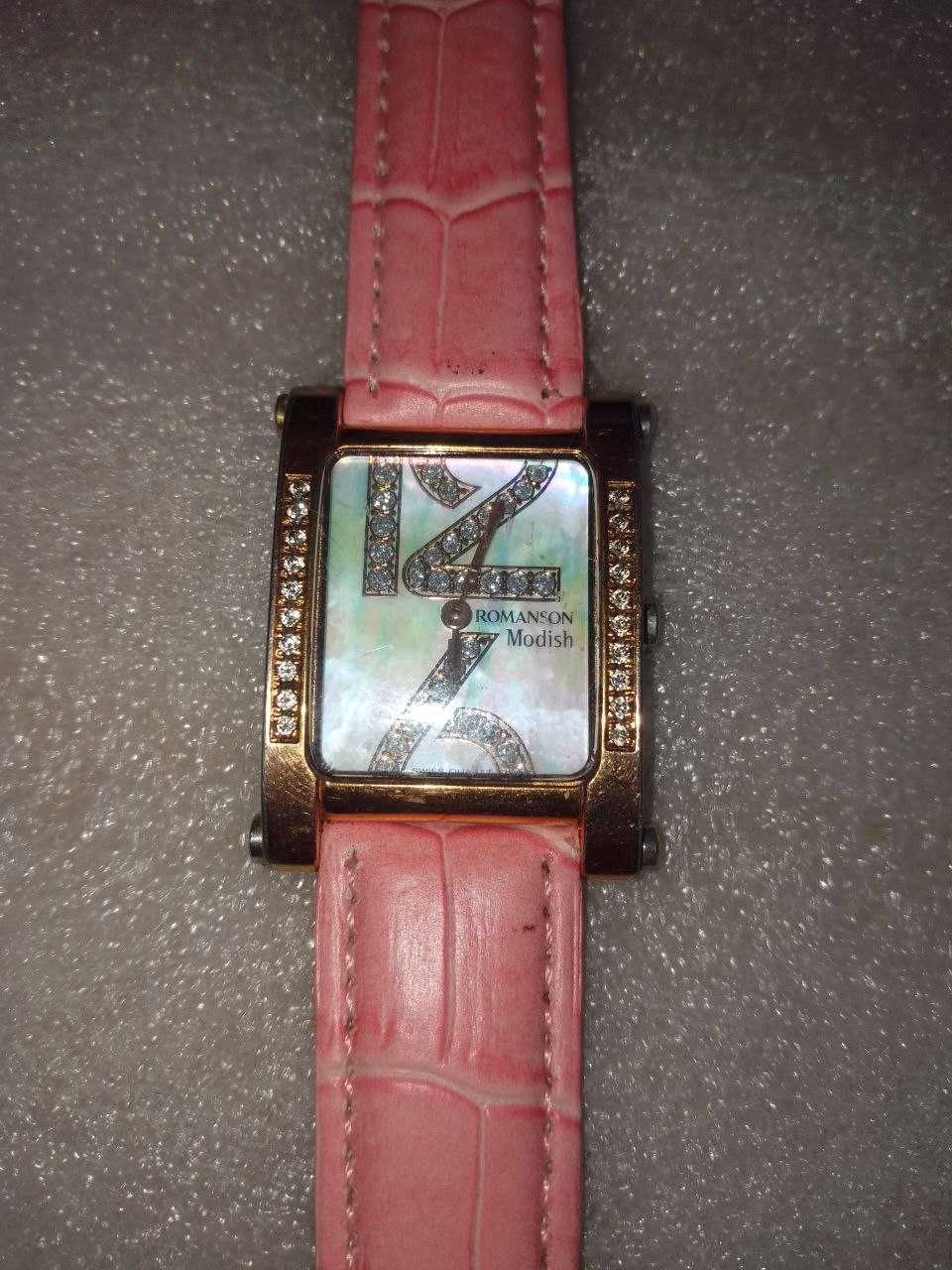 Часы Romanson DL5122QL с перламутром женские, кварц
