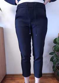 Czarne chinosy spodnie ze sznurkiem eleganckie Esmara rozmiar 36 S