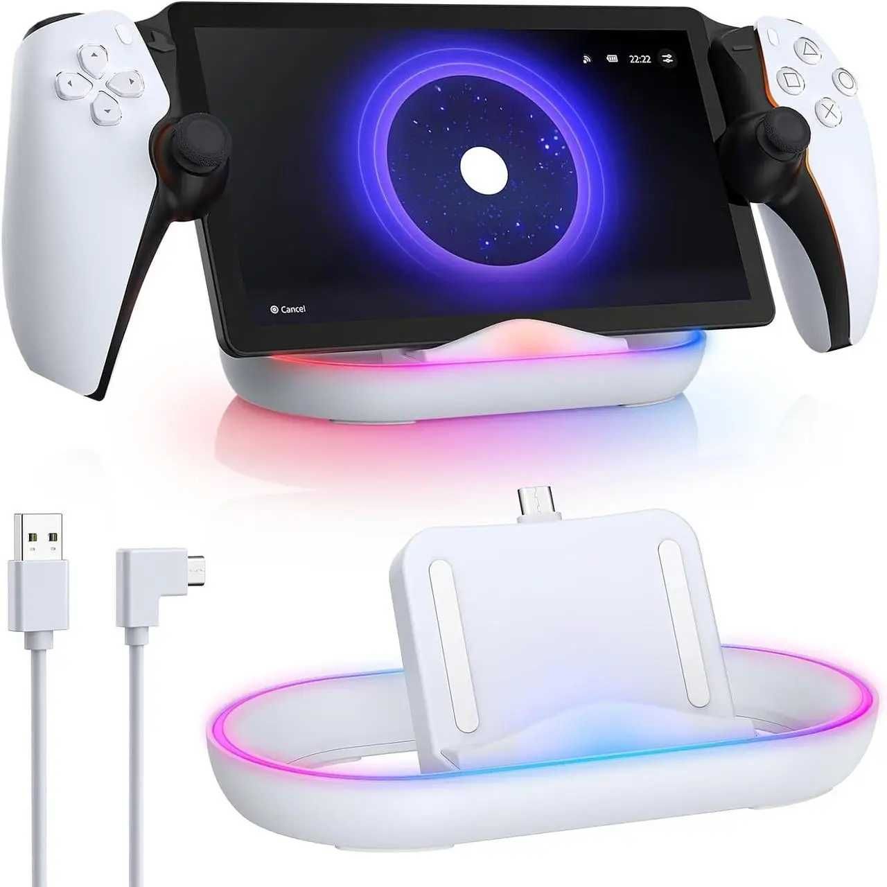 Зарядна док-станція IPEGA для PlayStation Portal 5 з RGB