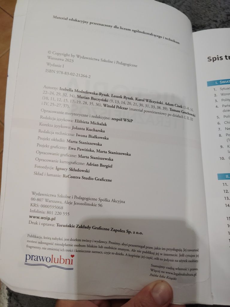 Podręcznik Historia i Teraźniejszość