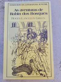 Livro juvenil "As aventuras de Robin dos Bosques"