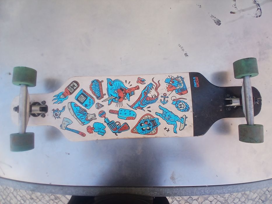 Longboard DROP MINI CORE AZUL - HOMEM/MULHER - OXELO - AZUL