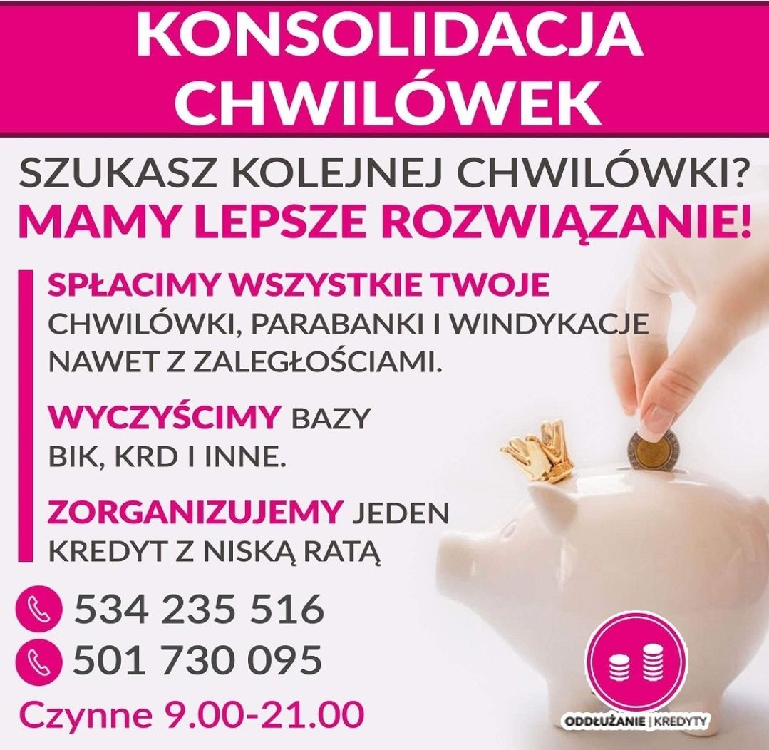 Pożyczka ktedyt dla zadłużonych.  Oddłużanie.  Antywindykacja