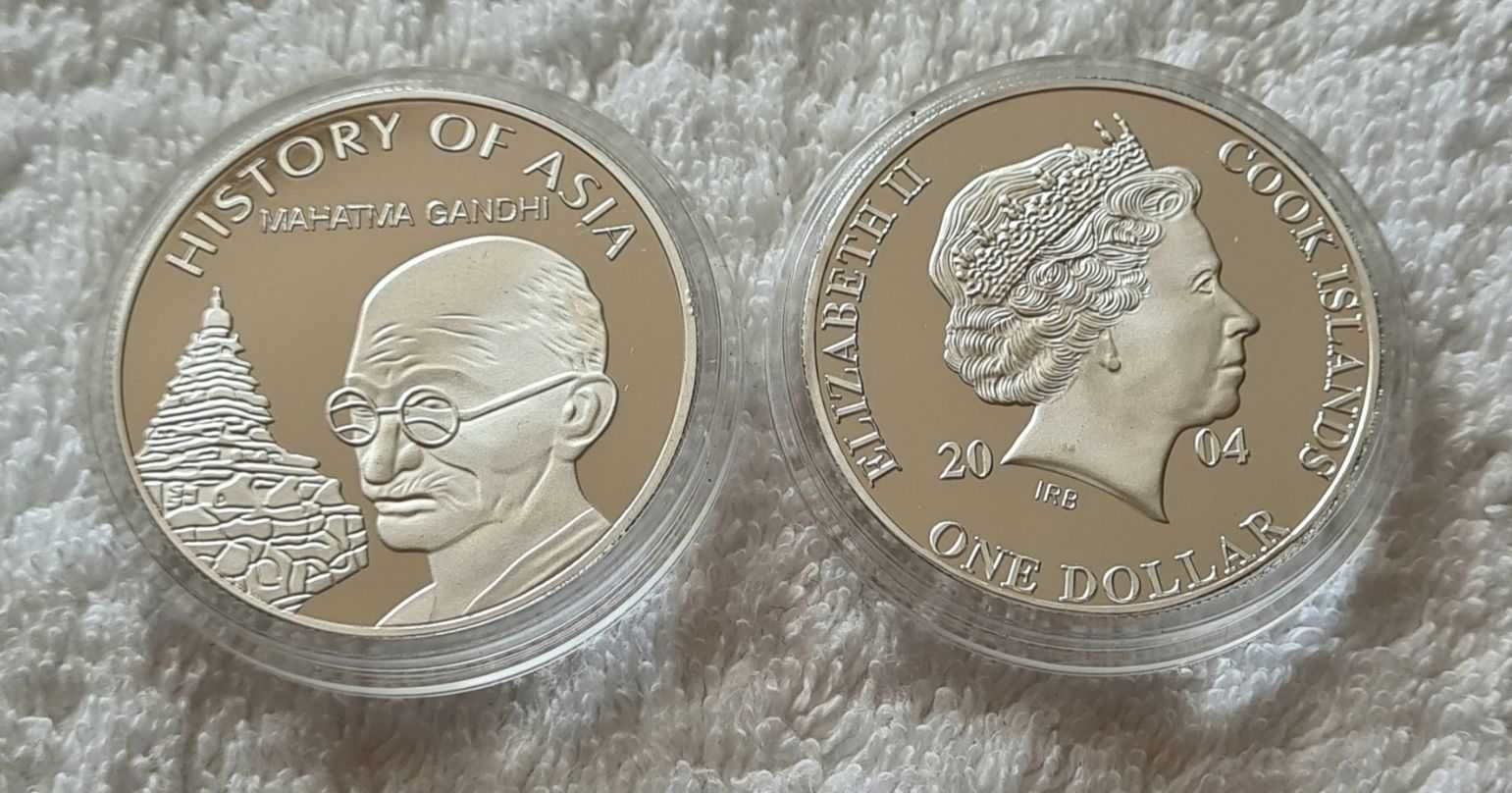 Monety Mahatma Gandhi kopie.