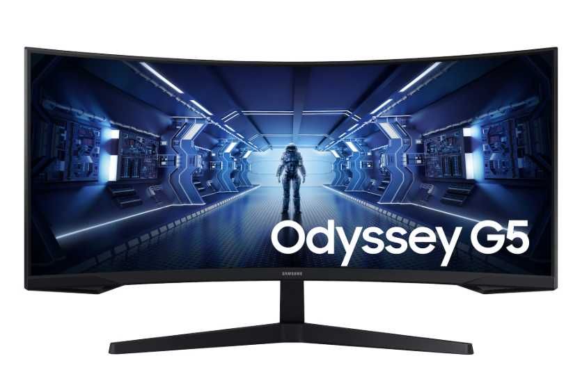 Zakrzywiony Monitor Gamingowy Samsung Odyssey G5 34” 165Hz G55T