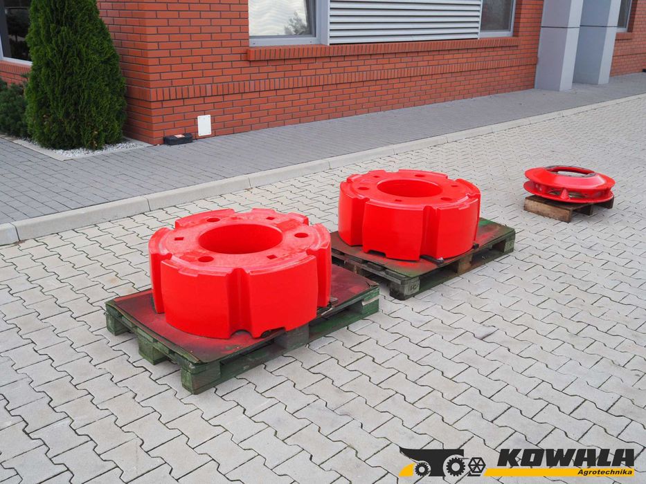 Claas, Fendt - obciążniki kół tylnych, balast, 1000 kg