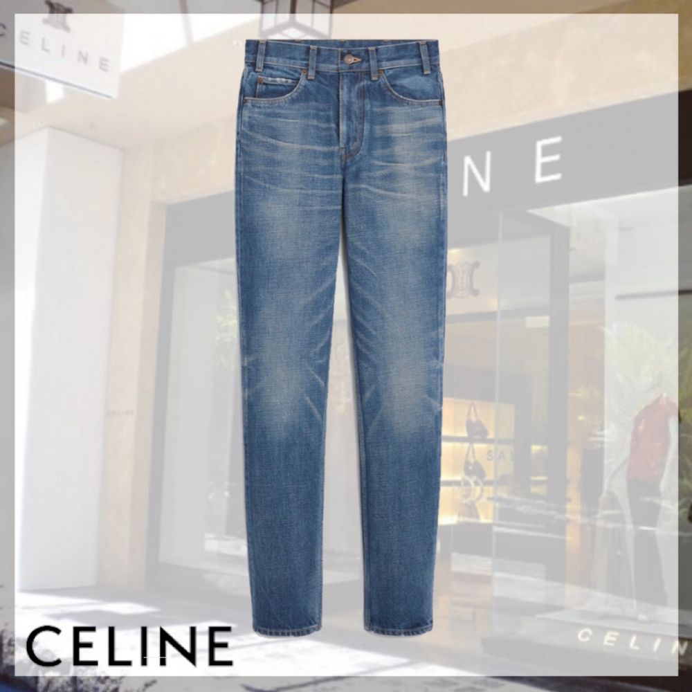 Celine Paris оригінал Італія сині джинси висока посадка