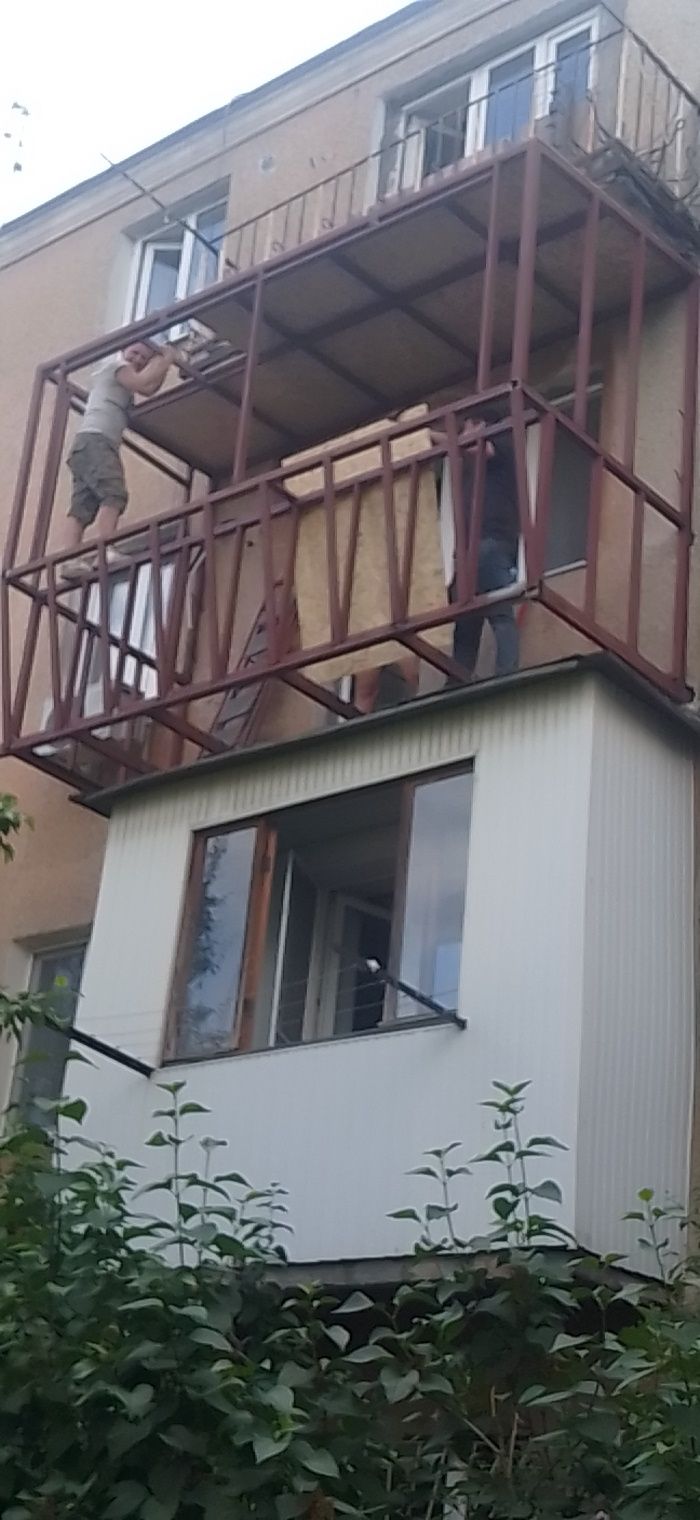 Балконы ремонт расширение